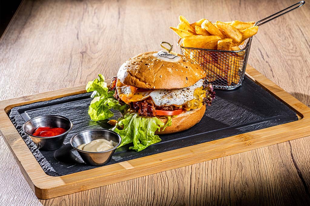 

Burger bei Raws-Diner
 