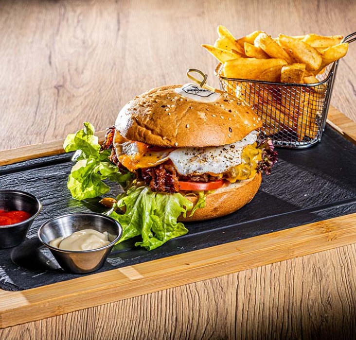 

Burger bei Raws-Diner
 